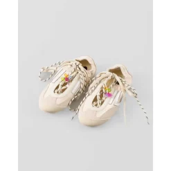 Puraai Snøresko*8.02 Lizard Sneaker Beige