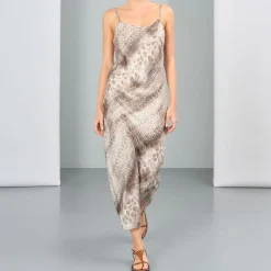 SAND Kjoler*3624 Strap Maxi Dress Multifarvet