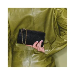Claris Virot Clutch*ACHILLE Porte Monnaie Sort