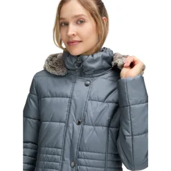 Betty Barclay Jakker*Aftagelig hætte udendørs jakke Blå