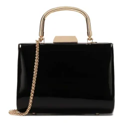 Kazar Clutch*Aftenclutch i laklæder i farve Sort