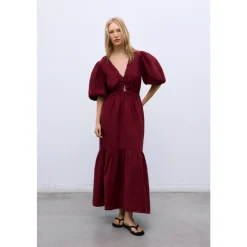 The New Society Kjoler*Aloe Dress Rød