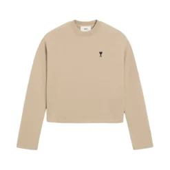 Ami Paris Sweatshirts*Ami de Coeur Sweatshirt Beige