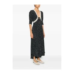 RIXO Kjoler*Amina Ladna Sort