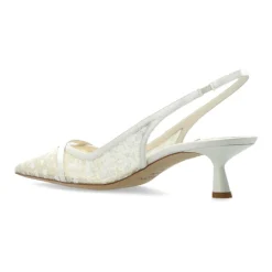 Jimmy Choo Pumps|Stiletter*Amita 45 Hælesko Hvid