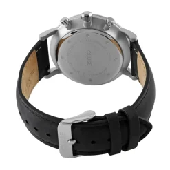 CLUSE Ure*Analogt læderremsur Sort