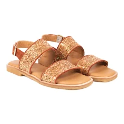 Angulus Sandaler*- Glitter Sandal, 5814 - Mandarin Glitter / Terracotta Gul