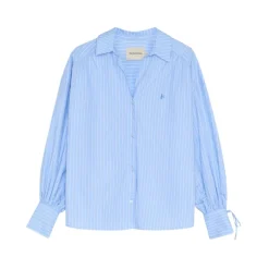 The New Society Bluser & Skjorter*Aura Shirt Blå