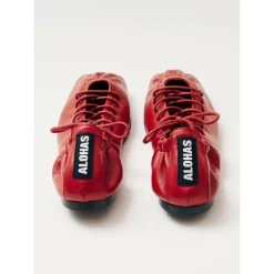 ALOHAS Ballerina Sko*Aureline e Læder Ballerinaer Rød