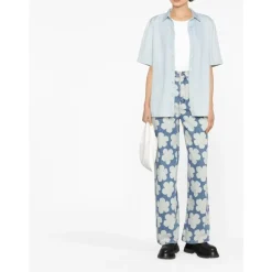 Kenzo Bukser*Ayame Wide Jeans Blå