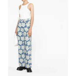 Kenzo Bukser*Ayame Wide Jeans Blå