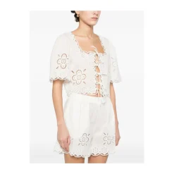 Sea NY Bluser & Skjorter*Babette Top Hvid