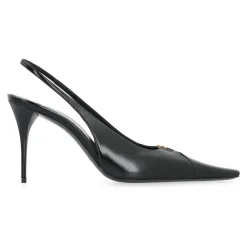 Saint Laurent Pumps|Stiletter*Babylone Breteuil Slingback Pumps Sort