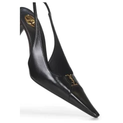 Saint Laurent Pumps|Stiletter*Babylone Breteuil Slingback Pumps Sort