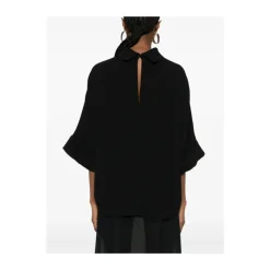 Mark Kenly Domino Tan Bluser & Skjorter*Bailee Crepe Blouse Sort