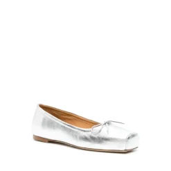 aeyde Ballerina Sko*Ballerinaflade sko med firkantet tå Grå