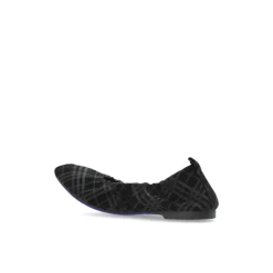 Burberry Ballerina Sko*Ballerinaflats med et ternet mønster Sort