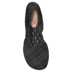 Burberry Ballerina Sko*Ballerinaflats med et ternet mønster Sort