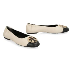 Tory Burch Ballerina Sko*Ballerinasko med pyntet tå Beige