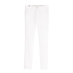 Ines de la Fressange Paris Jeans*Bambus slim fit e bomuldsjeans x Notify Hvid