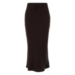Anine Bing Nederdele*Bar Silk Midi Skirt Brun