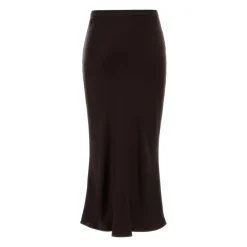 Anine Bing Nederdele*Bar Silk Midi Skirt Brun