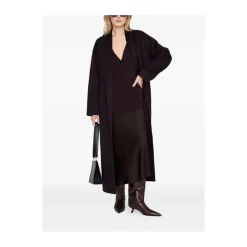 Anine Bing Nederdele*Bar Silk Skirt Brun