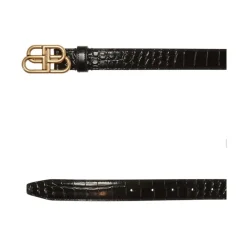 Balenciaga Bælter*BB Thin Belt Sort