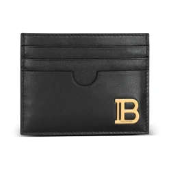 Balmain Punge & Kortholder*B-Buzz Kortholder i Glat Læder Sort