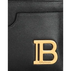 Balmain Punge & Kortholder*B-Buzz Kortholder i Glat Læder Sort