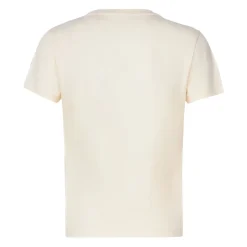 Moncler T-Shirts*Beaded Logo Cotton T-Shirt Hvid
