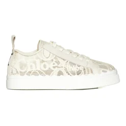 Chloé Sneakers*Blonder Sneakers med Lærdetaljer Beige