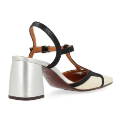 Chie Mihara Pumps|Stiletter*Beige læder højhælet sandal Acatia Multifarvet