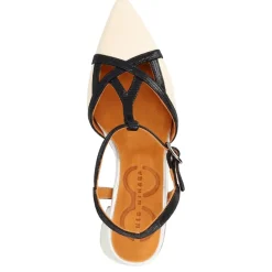 Chie Mihara Pumps|Stiletter*Beige læder højhælet sandal Acatia Multifarvet