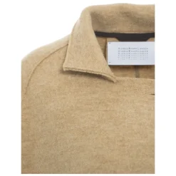 Harris Wharf London Frakker*Uldfrakke Elegant Knappelukning Beige