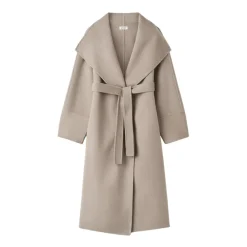 Soft Goat Frakker*Belted Coat Beige