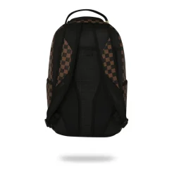 SPRAYGROUND Rygsække*Big Backpack Shark Check Embossed B8232 Brun