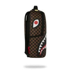 SPRAYGROUND Rygsække*Big Backpack Shark Check Embossed B8232 Brun