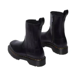 Dr. Martens Chelsea Boots*Bikerstøvler med metalliske detaljer Sort