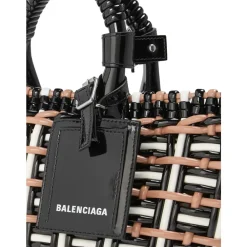Balenciaga Indkøbstasker*Bistro Basket Braided Tote Bag Multifarvet
