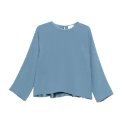 Forte Forte Bluser & Skjorter*Klar Top Rund Hals Blå