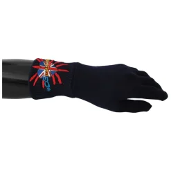 Dolce & Gabbana Handsker*Uld Unisex Statement Handsker Blå