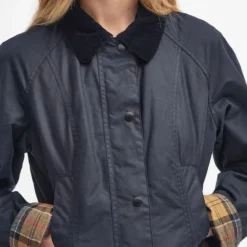 Barbour Jakker*voksjakke med corduroy krave Blå