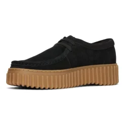 Clarks Snøresko*Black Bee fritidssneakers Sort