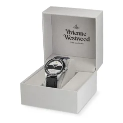 Vivienne Westwood Ure*Blackwall Quartz Ur Læderrem Sort