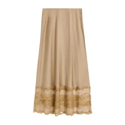 By Malene Birger Nederdele*Blake Midi Skirt Beige