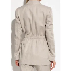 Emporio Armani Jakker*Blazer med bælte Grå