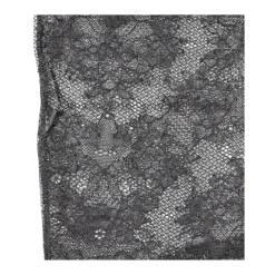 Dolce & Gabbana Handsker*Blomstret Blondehandsker Stilfulde Strømper Sort