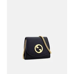 Gucci Skuldertasker*Blondie Kæde Wallet Sort
