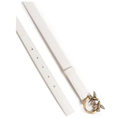 PINKO Bælter*Bælte med Love Birds-spænde Hvid